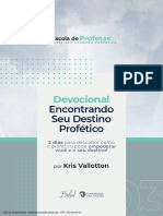 Escola de Profetas - Devocional 3 Dias - Kris Vallotton