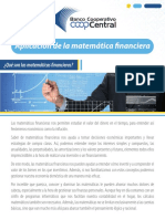 Educacion Financiera Matematica Financiera
