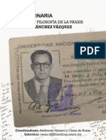 Programa Cátedra Adolfo Sánchez Vázquez 2023-1