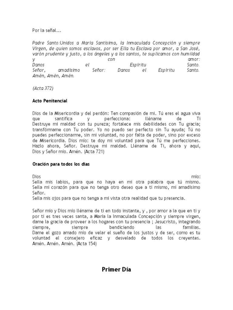 Novena a San José: Oraciones y Reflexiones | PDF | María, madre de ...
