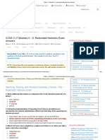 CCNA 2 v7 Modules 5 - 6 - Redundant Networks Exam Answers