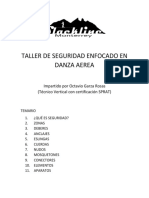 Taller de Seguridad Enfocado en Danza Aerea