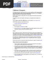 Passports - Child Passports