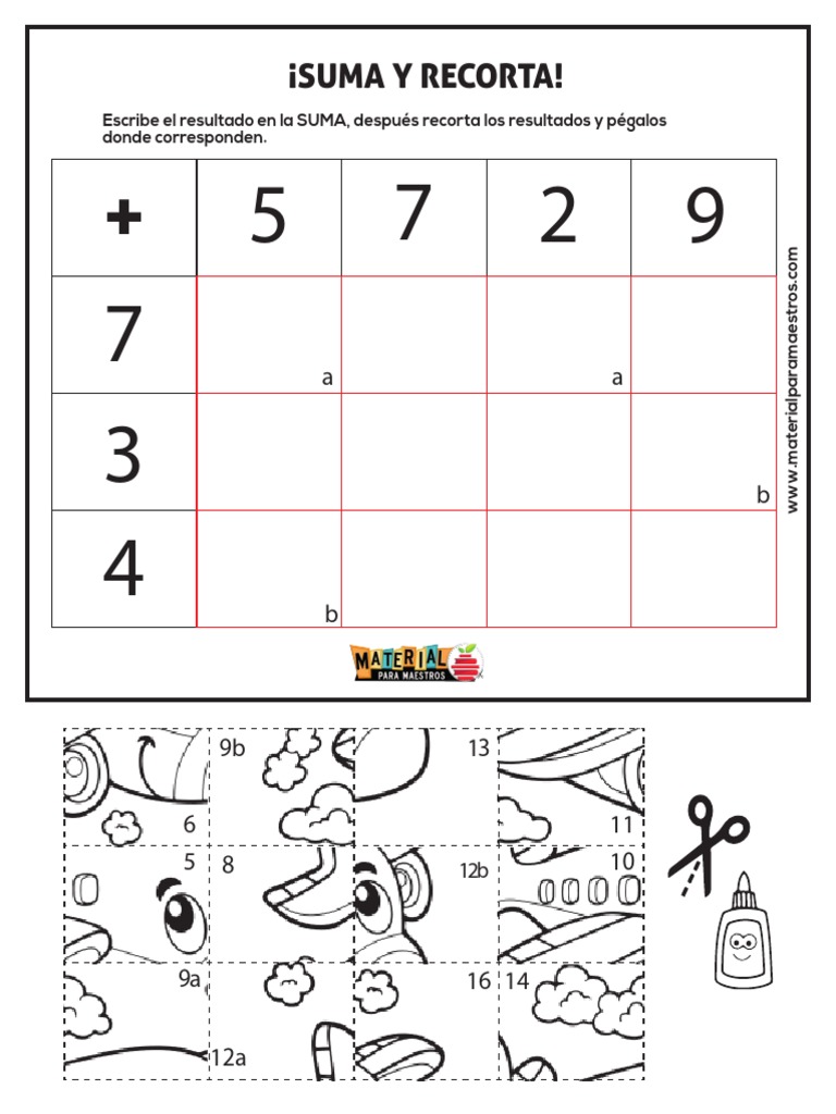 Cuadernillo de Sumas y Restas | PDF