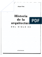 Tietz - Historia de La Arquitectura Del Siglo XX