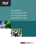 Download Assessing and Unlocking the Value of Emerging Markets Sustainability Indices by IFC Sustainability SN59381598 doc pdf