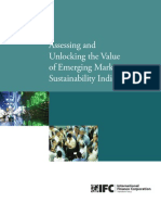 Download Assessing and Unlocking the Value of Emerging Markets Sustainability Indices by IFC Sustainability SN59381598 doc pdf