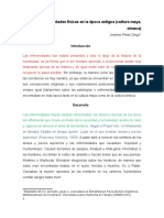 Enfermedades físicas en las culturas maya y olmeca