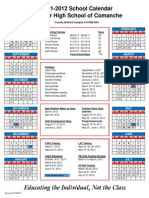 2011-2012 Calendars Premier - Comanche