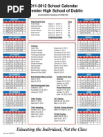 2010-2011 Calendar El Paso | PDF | Observances | Holidays