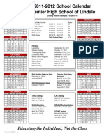 2011-2012 Calendars Premier - Lindale