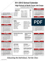 2011 2012 School Calendar | PDF