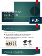 Evidences of Evolution