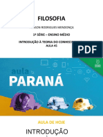 45 Aula 1 Série Filosofia Introdução A Teoria Do ConhecimentoI