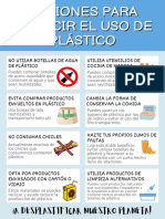 Afiche Sobre Reducir El Plástico