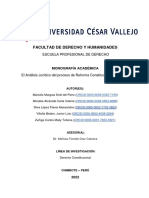 III Avance Del Informe Monografíco Final Grupo 6 - Reforma Constitucional