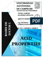 Acid Properties