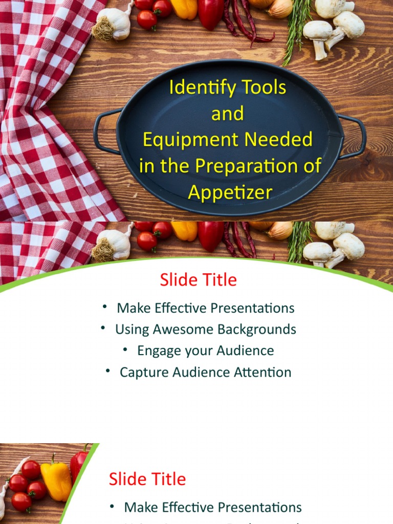 Cooking Template 16x9 | PDF