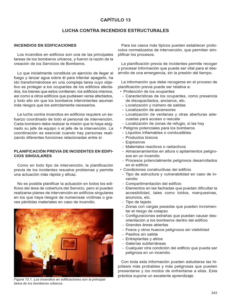 Capítulo 13 Lucha Contra Incendios Estructurales Descargar Gratis Pdf