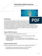 Fractures of The Distal Radius Wrist Fractures