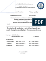 Production de Molecule Par Les Champignons Endophytes