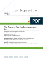Project Scope and WBS