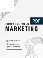 Informe Marketing Profesional Gris