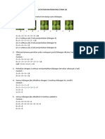 Catatan Matematika Tema 2B