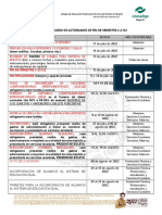 Calendario Fin de Semestre.