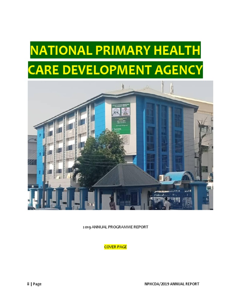 Nphcda 2019 Annual Programme Reports | PDF | Maternal Health | Health Care