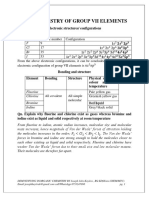 s.6 Chemistry of Group Vii