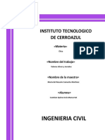 Ingenieria Civil: Instituto Tecnologico de Cerroazul