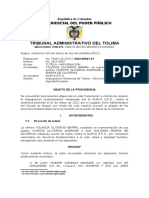 Rad. 011-2022-00041-01 Sentencia Impugnacion - Salud