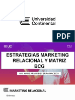 Estrategias de marketing relacional y matriz BCG