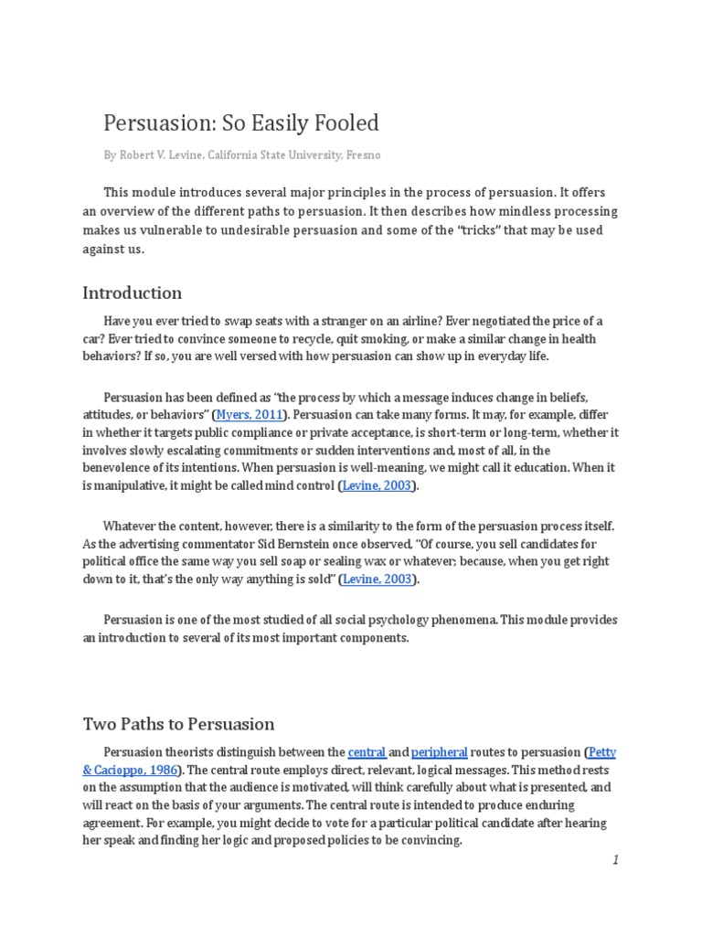 Persuasion Pdf Persuasion Sales