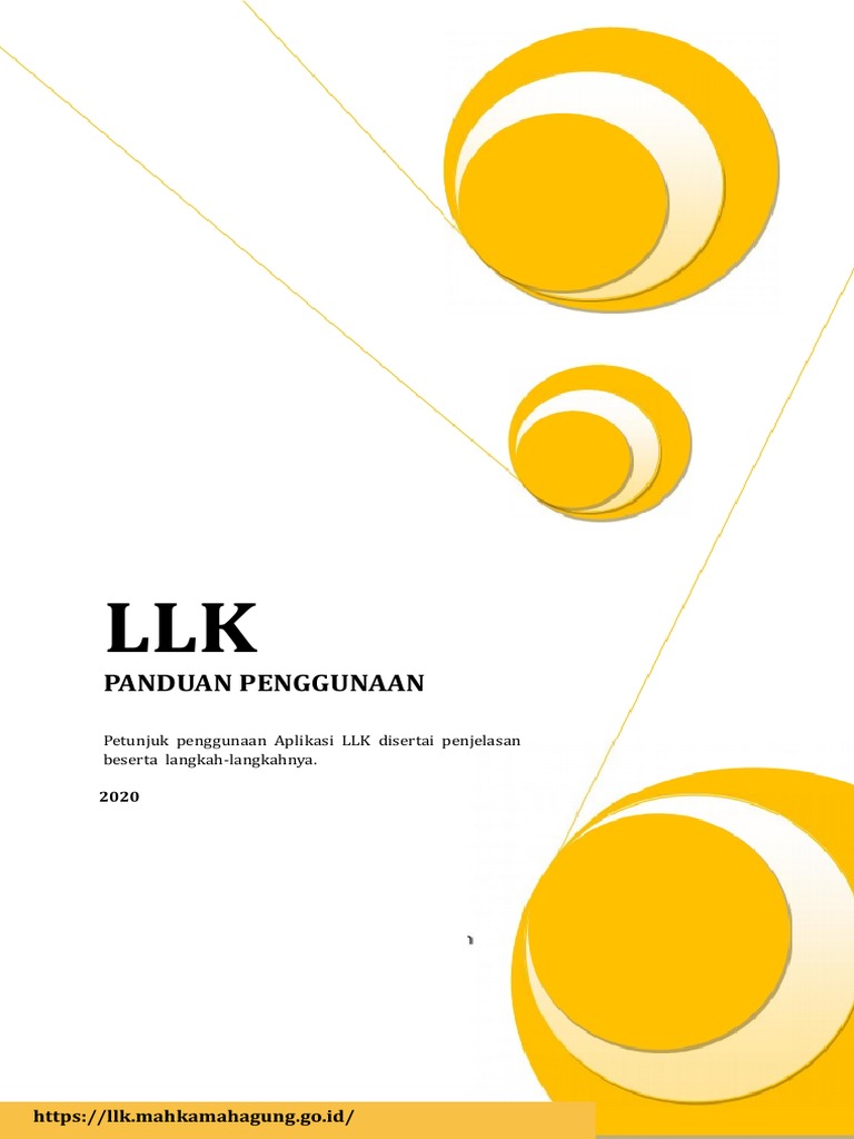 Panduan Penggunaan Aplikasi LLK | PDF