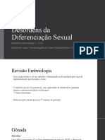 Ginecologia - Desordens da Diferenciação Sexual