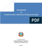 Assessment of Social Security Allowance Program in Nepal