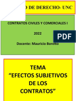 Efectos Subjetivos de Los Contratos