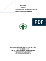 17 Notulen PTP Peninjauan Ulang Struktur Organisasi