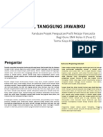 Modul P5, Gaya Hidup Berkelanjutan Fase e 2007