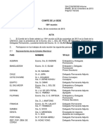 Comité de La Sede 184 Reunión