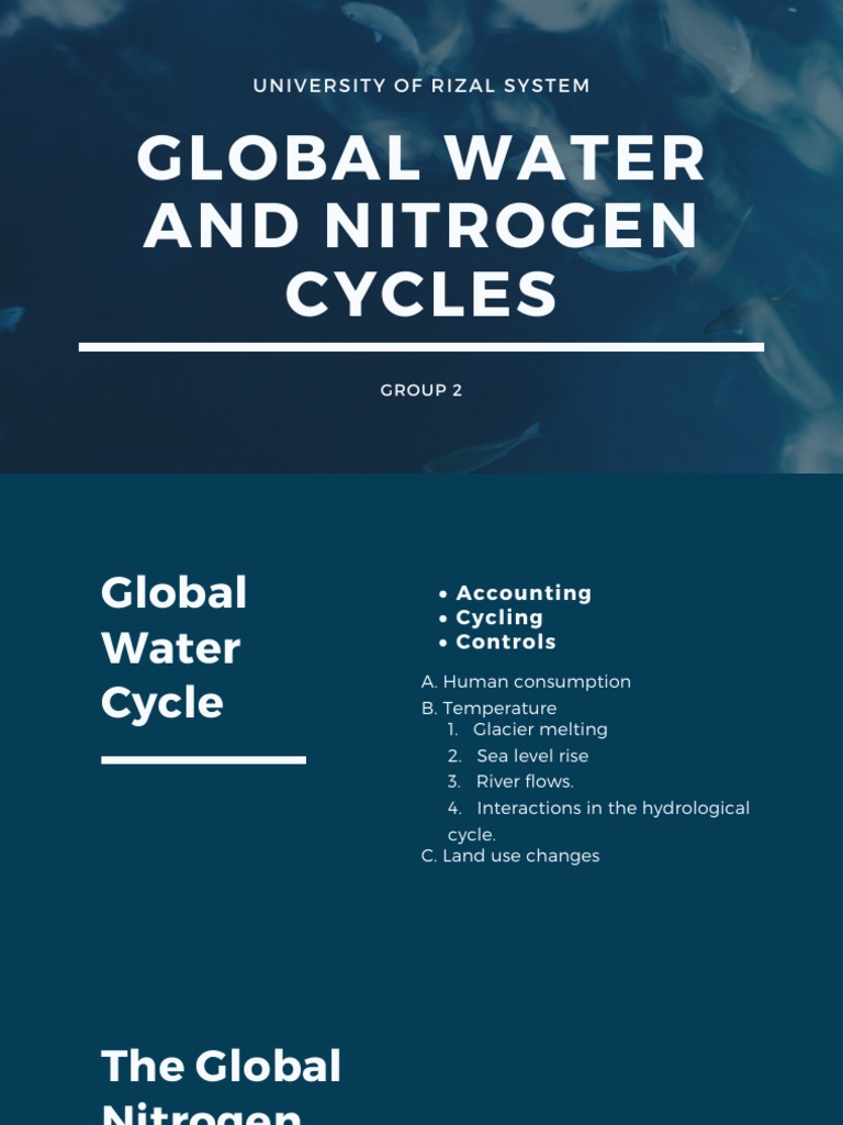 Global Water and Nitrogen Cycles Descargar gratis PDF Water Water