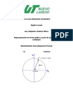 Forma Grafica y Polar de Los Números Complejos