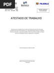 MODELO DE DECLARAÇÃO DE TRABALHO