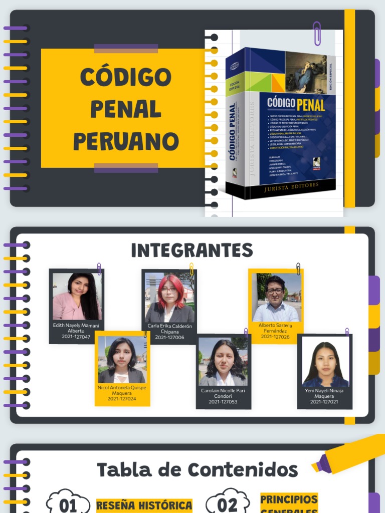 Código Penal Peruano PDF Derecho penal Castigos
