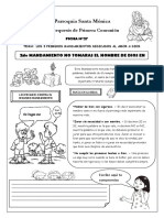 Ficha #27 Segundo Y Tercer Mandamiento