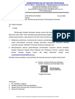 Surat Tindak Lanjut Evaluasi Oleh Itjen Excavator 2021 Koordinasi 25 Juli