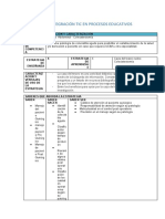 Plantilla de Integración Tic en Procesos Educativos