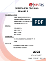 Tarea 4.2 Estableciendo Una Decisión.